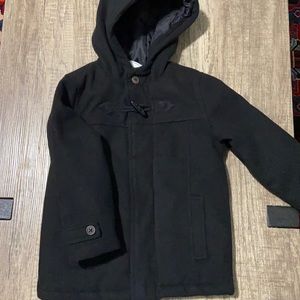 Crazy 8 hooded winter jacket, black,  2 Toddler